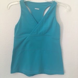 LuluLemon workout tank top Teal Woman’s